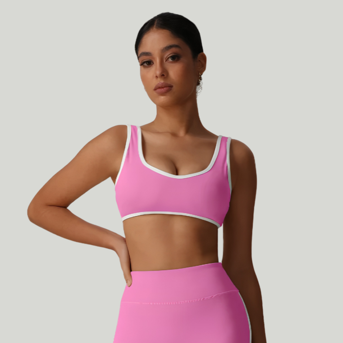 Pink Outline Bra